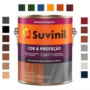 Esmalte Sintético Suvinil Ferro Madeira Brilhante Cores 3,6l